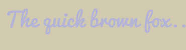 Image with Font Color B3B3D7 and Background Color D1CAB0